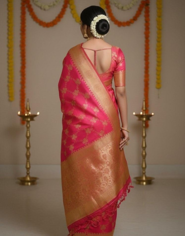 Pink Saree